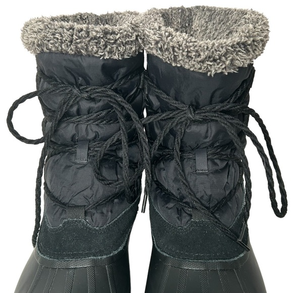 Sperry Syren Strait Quarter Faux Fur Winter Boots STS99763 Sz 9 - Picture 4 of 11